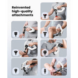 BOB AND BRAD D6 Pro Plus Massage Gun with Heat, 16mm Deep Tissue Percussion, FSA Eligible Professional Muscle Gun for Athletes, HSA Massager with 85lbs Stall Force for Back Pain Relief