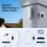 Wireless Bridge and WR3000K WiFi Router Kit, 5.8G 3KM Point to Point Wireless Bridge Outdoor to Shop