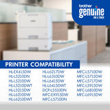 High-Yield Black Toner Cartridge 2-Pack for Professional Business Laser Printers