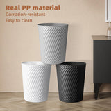Small Trash Can 3 Pack 1.8 Gallons, Bathroom Trash Can & Garbage Can with 6 Trash Bags