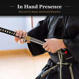 1045 Carbon Steel Red Dragon Katana, Hand Forged Full Tang Japanese Sword