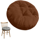 Round Chair Pads - Comfortable Kitchen Seat Pads - Non-Slip Washable