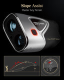 REDTIGER Range Finder Golf, 1200 Yards Golf Rangefinder with Slope, Light-Adaptive Display, 7X Magnification