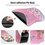 Laokiiy Mouse Pad with Wrist Rest & Keyboard Wrist Rest, Memory Foam