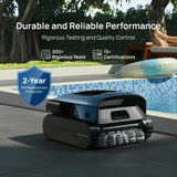 (2026 Upgrade) Beatbot A100 Pro Pool Robot Vacuum, 5-in-1 Cleaning with Smart Surface Parking, Clarifies & Skims Water, Ideal for Inground Pools up to 3,299 Sq.ft - Aquasense pro - Cobalt Blue