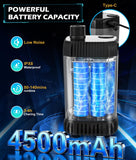 2026 Upgraded Portable Shower for Camping, Rechargeable Camping Shower with LED Display, 5 Gal Collapsible Bucket, 5 Adjustable Speeds, IPX8 Waterproof Portable Shower Kit for Hiking, Car, Pet, Travel