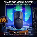 INPHIC IN10P Lightweight Wireless Gaming Mouse, Tri-Mode Wireless Mouse