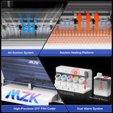 MZK 14'' A3+ F1080 DTF Printer&Shaker,24/7 Auto-Cleaning Mode+White Circulation+Ink Anti-Clog Filter,5'' Multi-Function Touch Screen,2X Printing Speed vs L1800,Dual Ink Level Alert,Gift Ink 2 Years