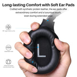Active Noise Cancelling Headphones, Wireless Over Ear Bluetooth Headphones, 60H Playtime TOZO