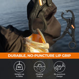 6pc Fishing Tool Kit - Corrosion Resistant Fishing Pliers with Lanyard, Fillet Knife, Floating Fish Lip Gripper KastKing