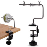 Fishing Line Spooler Portable Fishing Reel Spooler Adjustable Stable Fishing Line Winder Spooler Machine with Clamp Suction Cup Base Spooling Station System for Spinning Casting Reels