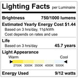 LUXRITE 3 Inch LED Recessed Light, Regressed Mini Panel Spotlight, 5CCT 2700K-5000K, 9/12 Watt, 750/1000 Lumens, Dual Dimmable (TRIAC & 0–10V), 90° Beam, Wet Rated, ETL Listed (12 Pack)