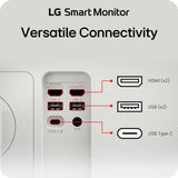 LG 27U730SA-W 27-Inch Smart 4K UHD (3840 x 2160) IPS Computer Monitor, HDR10