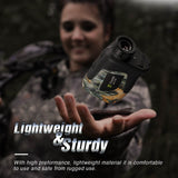 TideWe Hunting Rangefinder with Rechargeable Battery, 1000Y Camo Laser Range Finder 6X Magnification