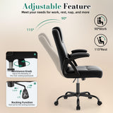 Nexthro Office Desk Chair, Executive Computer Rolling Chair with PU Leather