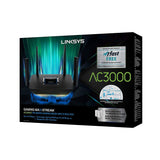 Linksys AC3000 Smart Mesh Wi-Fi Router for Home Networks, MU-MIMO Tri-band Wireless Gigabit Mesh Router, Fast Speeds of up to 3.0 Gbps, Coverage of up to 3,000 Sq Ft, Up to 25 Devices MR9000 (Renewed) Linksys