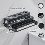 BlueFire Storage Holder for Dyson,3 Layer Design Hair Airwrap Organizer,Stainless Steel Blow Dryer Holder for Home Bathroom Suitable for All Walls