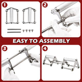 Ab Roller Wheels for Strength Training, Heavy-duty Stainless Steel Home Gym Exercise Roller Wheels for Men Women, Removable design Semperviren