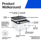 HP LaserJet Pro MFP 3101fdw Wireless Black & White All-in-One Laser Printer, Scanner, Copier, Fax, Best-for-Office