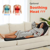 Massage Mat Full Body, Massager Chair Pad,10 Vibration Motors & 5 Massage Modes, Back Massager for Bed, Massage Mattress Pad CILI