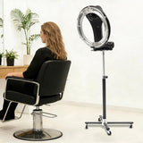Professional Orbiting Rotating Hair Dryer, 3 in 1 Orbiting Infrared Hair Dryer Hair Color Processor, 52.75-68.11in Adjustable Height Standing Salon Hair Dryer w/Rolling Base 1000W 110V