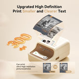 NIIMBOT B21 Pro 300 DPI Bluetooth Label Maker with Tape, Beige
