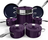 Nuwave Lux 13pc Forged Lightweight Nonstick Ceramic Cookware Set, PFAS-Free