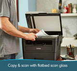 Brother MFC-L2750DW Monochrome Laser Printer All-in-One with Wireless, Auto 2-Sided Printing, Print Scan Copy, 2400 x 600 dpi