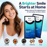 Prism Smile Teeth Whitening Strips, 48 Strips for 24 Treatments, 6% Hydrogen Peroxide Formula, Non-Slip Fit, Cool Mint Flavor, Helps Remove Surface Stains from Coffee, Tea, Wine and Tobacco