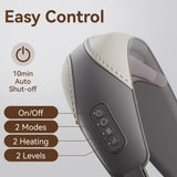 Neck and Shoulder Massager with Heat, Neck and Shoulder Back Massager for Pain Relief Deep Tissue, Portable Massagers KOSTAK