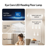 Homelist LH1 Superlight 77'' Floor Lamp, 100W Full-Spectrum Eye-Care Bright Floor Lamp for Reading, Office Work, 9000LM LED Standing Lamp Dimmable, Perfect for Family Living Room, Home Office