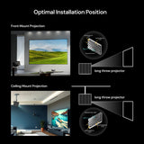 Valerion 120-inch Fresnel ALR Projector Screen, 16:9 Fixed Frame, Daylight Viewing, 1.8 Gain, 85% Ambient Light Rejection (Ceiling & Side), Compatible with Long Throw Projectors