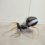 MechPuConToy 3D Metal Spider Mechanical Model with Back Light Projection, Surrealistic Creative Collectible Kits for Teens and Adults (Finished Version)