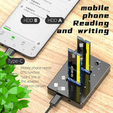 Type C to USB 3.0 M.2 SATA NGFF SSD Hard Disk Drive Docking Station