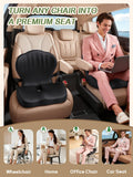 Benazcap Memory Foam Seat Cushion with Lumbar Support Pillow for Office Chair