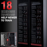 Mikolo Home Gym, Workout Station with 150LBS Weight Stack, Multifunctional Home Gym Equipment with Pulley System for Full Body Strength Training Mikolo