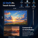 2026 Android 16 Tablet 12 inch - 36GB+256GB+2TB Expand, Gemini AI (Black)