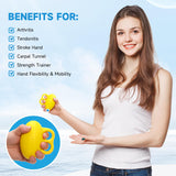 Fanwer Finger Exerciser Hand Squeeze Ball, Hand Grip Strength Trainer Build Hand, Finger and Wrist Strength, Finger Extension Exerciser for Rehab, Arthritis, Carpal Tunnel Fanwer