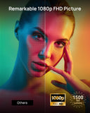 XGIMI HORIZON 1080p FHD Projector 4K Supported Movie Projector, 1500 ISO Lumens, Harman Kardon Speakers, Android TV 10.0, Auto Focus, Auto Keystone Correction, Auto Object Avoidance, WiFi Bluetooth
