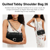 Coach Women's Quilted Tabby Shoulder Bag 26 | Quilted