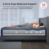 Sweetnight CoolNest 16 inch King Mattress, Cooling Memory Foam Mattress