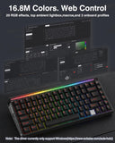 Aula Hero 75 Wireless Gaming Keyboard 75%, Hall Effect Magnetic Switches
