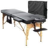Premium Memory Foam Massage Table - Easy Set Up - Foldable & Portable with Carrying Case Luxton Home