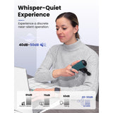 BOB AND BRAD Q2 Mini Massage Gun, Pocket-Sized Deep Tissue Massager Gun, Portable Percussion Muscle Massager Gun, Ultra Small & Quiet Muscle Massage Gun with Carry Case -Green