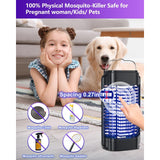 Bug Zapper for Outdoor and Indoor, Electric Mosquito Zapper Mosquito Trap Waterproof Fly Traps Mosquito, Camping Topwowe