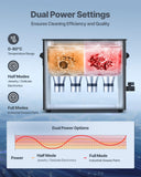 VEVOR 10L Ultrasonic Cleaner, Professional Ultrasonic Cleaner Machine with Knob Control, Stainless Steel Cleaning Machine with Basket and Cleaning Ball, for Watches, Razors, Jewelry, Coins and More