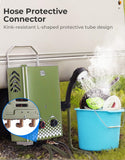 KEMIMOTO Tankless Water Heater Outdoor 1.32GPM with Independent Water Pump，4 Fold Protection, 5L Camping Portable Instant Water Heater for RV, Hunting, Off-grid living