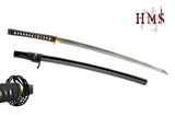 Hand Forged 1060 Carbon Steel Katana, Heat Tempered Full Tang Samurai Sword