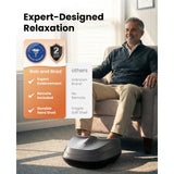 BOB AND BRAD Shiatsu Foot Massager with Heat and Remote,FSA Eligible HSA Deep Kneading Electric Feet Massager for Plantar Fasciitis, Fits US Size 12