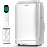 ZAFRO 16,000 BTU (12,000 BTU SACC) Portable Air Conditioners, Ultra Quiet(42dB) Dual Duct Smart AC with Drainage-free Cooling/24Hrs Timer